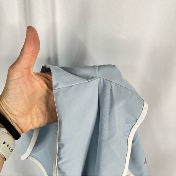 Women's Light Blue Athletic Shorts - Picture 12 of 13